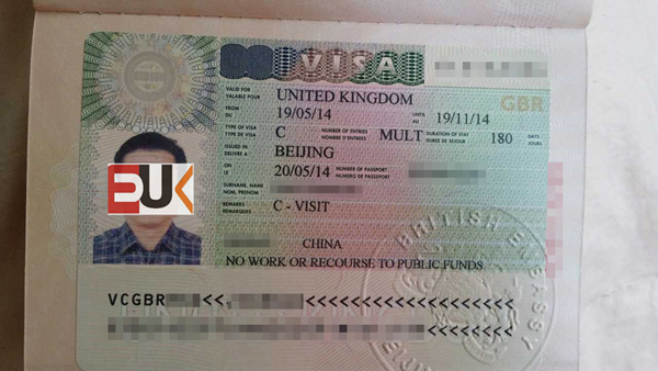 北京某先生英国旅游签证获批